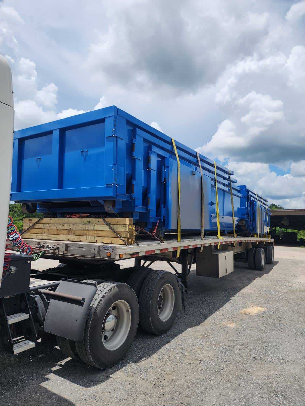 20 Yard Dumpsters with 47in Rails For Sale